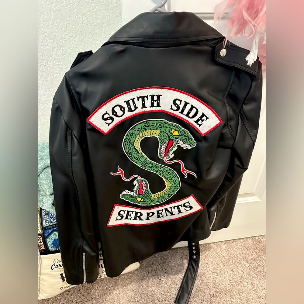 Riverdale South Side Serpents Faux Leather Jacket